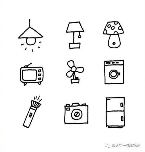 简笔画物品