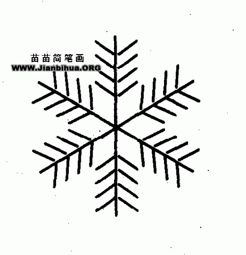 黑板报雪花怎么画图片