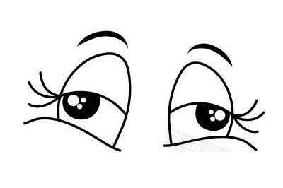 卡通漫画眼睛表情 10497表情包简笔画眼睛 第1页儿童简笔画眼睛的不同