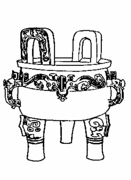 鼎简笔画素材图片