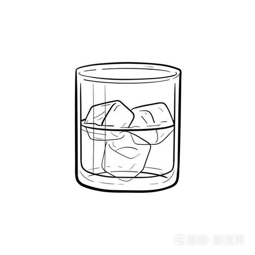 冰汽水简笔画图片