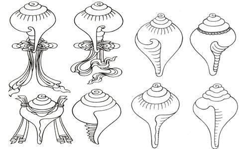 海螺简笔画大全图片