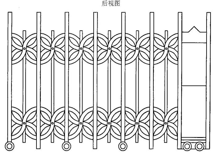 铁门怎么画简笔画图片