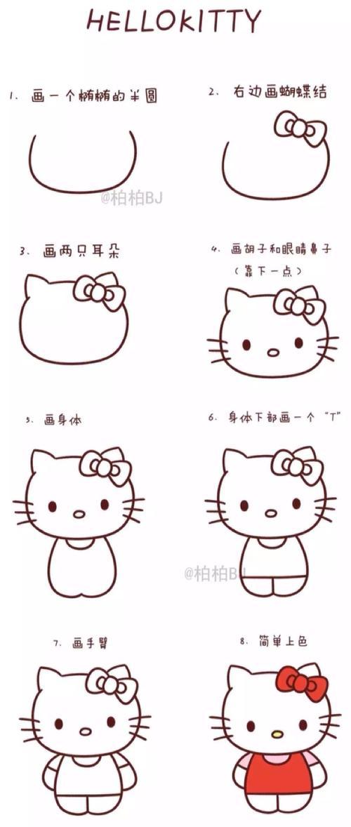 生肖超萌简笔画简直可爱得不要不要的爸妈赶快学可爱简笔画萌动漫手绘