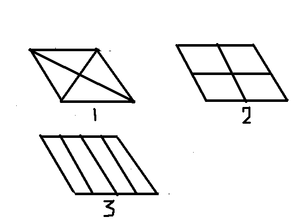 4个平行四边形的图案图片