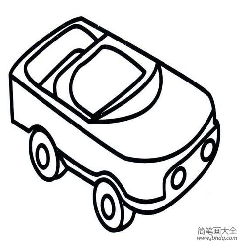  strong>玩具 /strong>轎車簡筆畫步驟圖