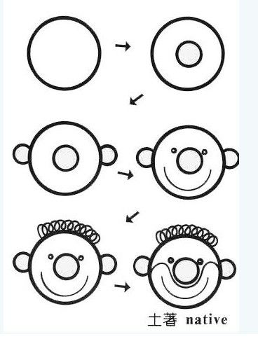 动物简笔画大鲨鱼儿童动物简笔画步骤图片大全 狐狸简笔画幼儿园